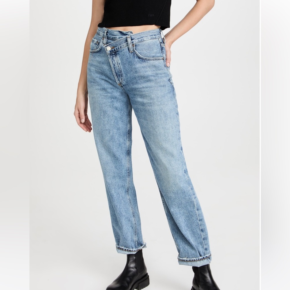 AGOLDE CRISSCROSS UPSIZED JEANS 31